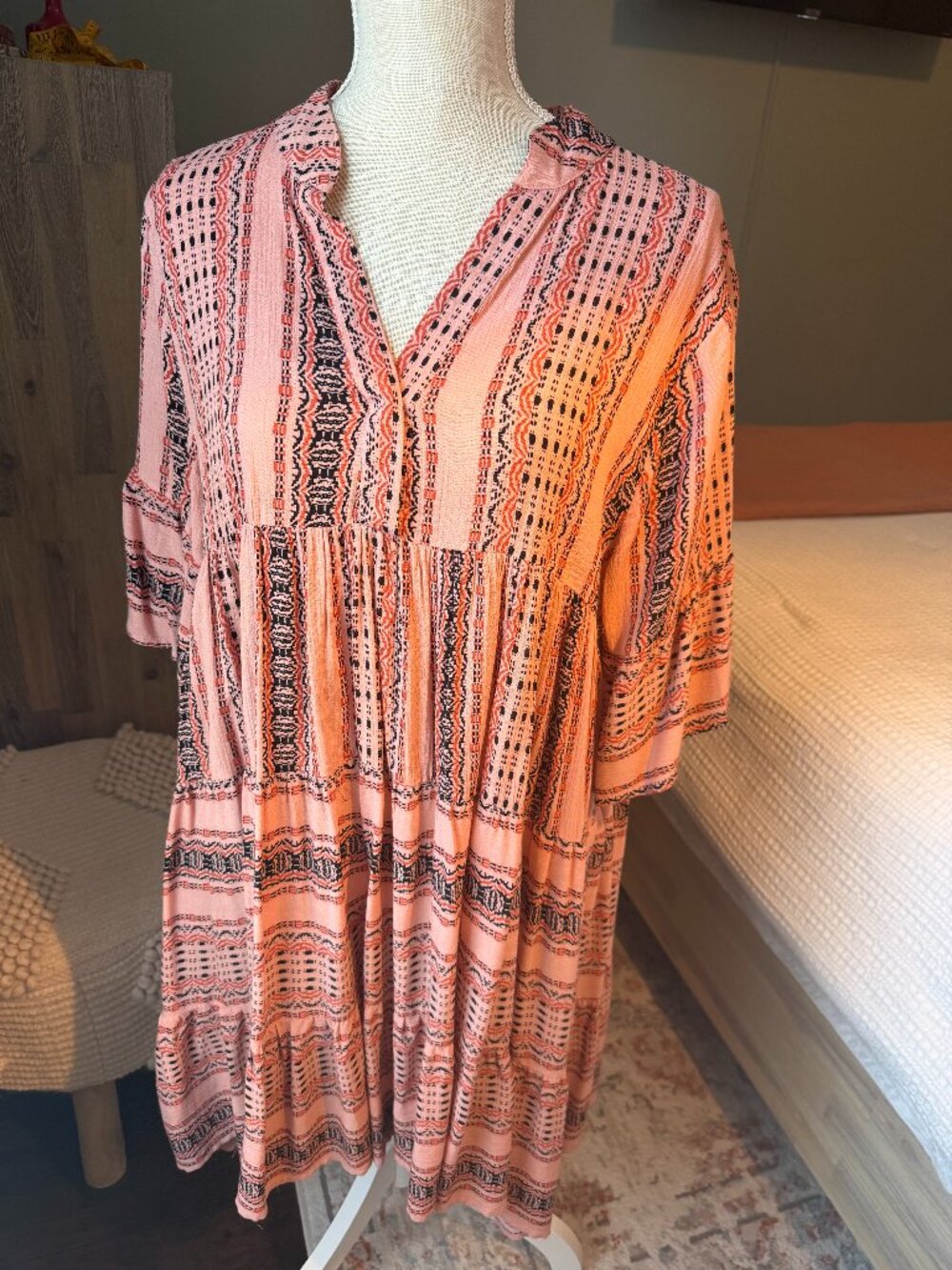 Three Bird Nest / Easel - Boho Dress - Size Medium